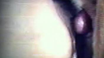 Close-up video focusing on extreme pussy gape