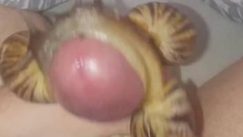 Snails swarming a guy's cock in a hot POV vide