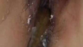 Intimate self-pleasure footage featuring an extremely alluring eel